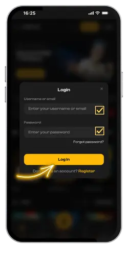 The first step to registering with Jokaviproom is your email address and password